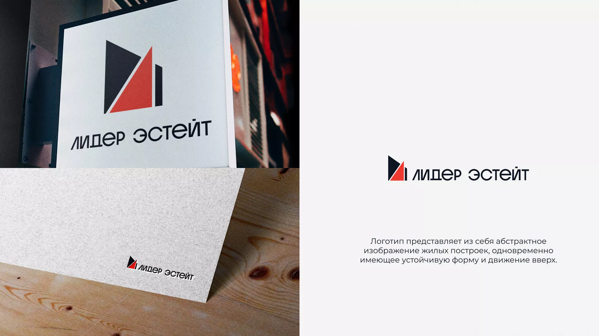 Сделали логотип для агентства недвижимости «Лидер Эстейт» в Свободном