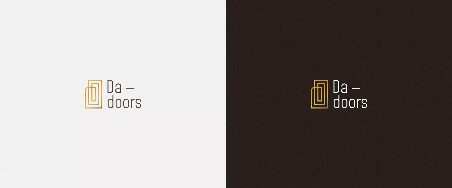 Разработка логотипа для компании «DA-DOORS» в Свободном